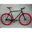 NO Logo Ladies red N black